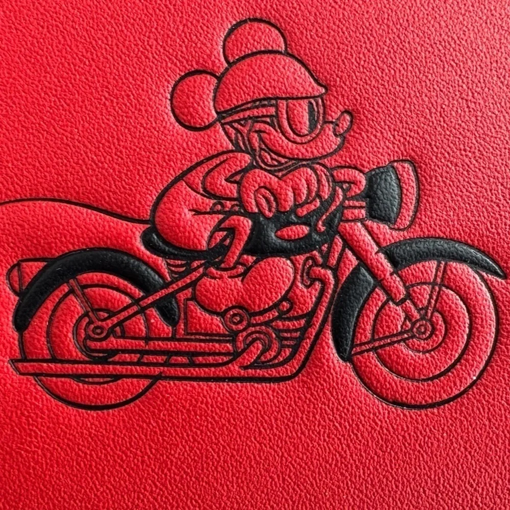 Coach Red Motorcycle Cosmetic Bag